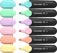 Schneider 115097 Zakreślacze, Wielokolorowy, 6 Szt