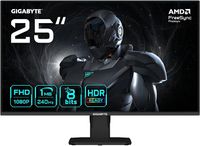 GIGABYTE GS25F2 Gaming Monitor 25" FHD - 1920 x 1080, 240Hz, 1ms, 300 CD/m², Display HDR 10, HDMI 2.0, DisplayPort 1.4