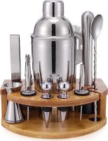 Zestaw shakera do koktajli ze stojakiem, 750 ml