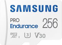 Samsung PRO Endurance 256 GB microSDXC UHS-I U3 100 MB/s karta pamięci do monitorowania wideo z adapterem (MB-MJ128KA)
