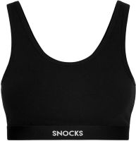 Snocks biustonosz damski z bawełny organicznej - Czarny L