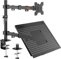 Redbat Ramię monitora z tacą na laptopa