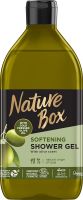 Nature Box - żel pod prysznic z olejem z oliwki pozostawiający uczucie miękkości, 385ml