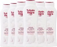 Tulipan Czarny żel do kąpieli Mydło krem, 6 x 650 ml