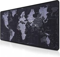 Retoo Podkładka pod mysz gamingową mapa świata 800 x 300 mm