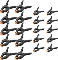 Zestaw 20 sztuk zacisków, zacisk sprężynowy 5 cm, 7,6 cm