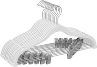 Wieszaki do spodni, zestaw 12 wieszaków welurowych 42,5 cm