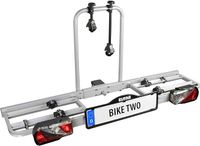EUFAB 11411 bagażnik rowerowy BIKE TWO, nadaje się do rowerów elektrycznych, na 2 rowery, na hak holowniczy