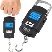 Retoo Waga Bagażowa Cyfrowa LCD 50 kg z Podświetleniem – Przenośna Wisząca Waga Podróżna z Funkcją TARE i HOLD