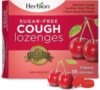 Herbion Naturals Bezcukrowe tabletki do ssania na kaszel