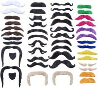 48 sztuk sztucznych wąsów