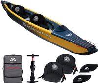Kajak pompowany Aqua Marina Tomahawk, AIR-K wysokociśnieniowy dmuchany kajak premium dla 2 osób długość 440 cm