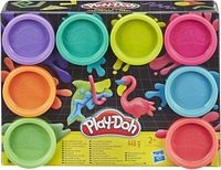 Ciastolina Play-Doh 8-pakowy neonowy nietoksyczny związek modelujący z 8 kolorami E5063ES1