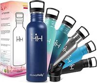 HoneyHolly Butelka na wodę ze stali nierdzewnej o pojemności 750ml