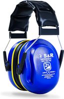 S&R DEFENDER I nauszniki ochronne, profesjonalna ochrona słuchu SNR 29,8 dB