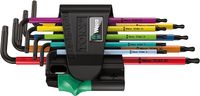 WERA 967 SPKL / 9 TORX Bo Multicolour Set of Allen Key, Blacklaser, 9 sztuk, 05024335001