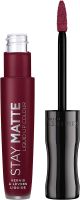 Rimmel Stay Matte matowa pomadka w płynie nr 810 - Plum This Show