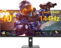 INNOCN Gaming Monitor 40 calowyWQHD 3440 x 1440P 144Hz Screen, IPS, FreeSync Premium, HDR,