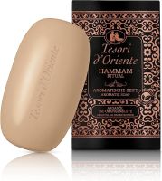TESORI D'ORIENTE Mydło aromatyczne Hammam 125 g z olejkiem arganowym i kwiatami pomarańczy
