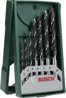 Bosch Mini-X-Line 7-częściowy zestaw wierteł spiralnych do drewna