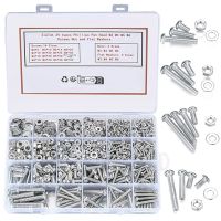 Zestaw 1080 sztuk śrub i nakrętek z podkładkami