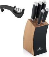 Gerlach Deco Black Zestaw Noży w Bloku - 6 Sztuk