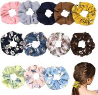 Gumki do włosów materiałowe 12 szt.