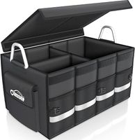 Oasser organizer do bagażnika samochodowego z pokrywą, 60 x 35 x 30 cm