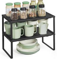 SONGMICS Półka na przyprawy, zestaw 2 szt