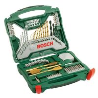 Bosch Professional 70-częściowy zestaw mieszany wierteł i bitów X-Line (do drewna, metalu, betonu)