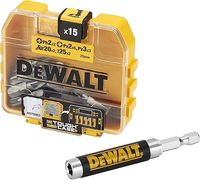 DeWalt DT71511-QZ zestaw z 16 wkładkami wkrętakowymi i wysuwanym uchwytem magnetycznym