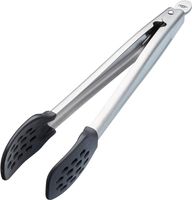 Metalowe Szczypce kuchenne KitchenCraft MasterClass z nylonowymi końcówkami 28 cm