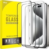 JETech Pełny Pokrycie Ochraniacz Ekranu dla iPhone 15 Pro