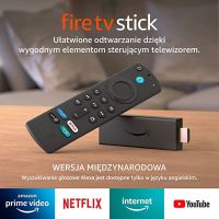 Fire TV Stick - wersja międzynarodowa z pilotem Alexa Voice Remote