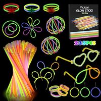 235 szt. świecących fluorescencyjnych bransoletek Vicloon Glow Stick