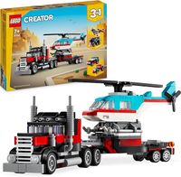 LEGO Creator 3w1 Ciężarówka z platformą i helikopterem do przebudowania 31146