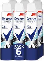 Rexona Kobiety Niewidoczny Dezodorant Aqua 200ml 72h x6