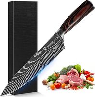 Kougas – profesjonalny nóż szefa kuchni 20 cm ze stali węglowej (Styl 2)