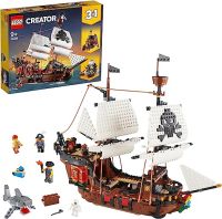 LEGO Creator 3 w 1 31109 Statek piracki z zabawkami do zbudowania (1260 elementów)