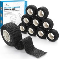 YANGTSUNG 9 rolek samoprzylepnego bandaża elastycznego, 2,5 cm x 4,5 m