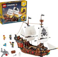 LEGO Creator 3 w 1 31109 Statek piracki z zabawkami do zbudowania