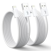 Kabel do ładowania iPhone Lightning 2 szt. 3 m, certyfikat MFi iPhone