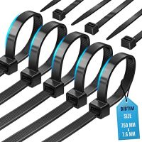 BIBTIM Pasek kablowy, 100 mm x 2,5 mm, 1000 sztuk