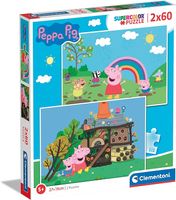 Zestaw 2 puzzli Clementoni - 21622 - Świnka Peppa