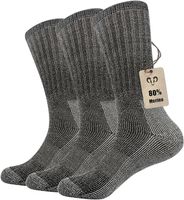 Vihir – 3 pary męskich skarpet z wełny merynosów (41–46)