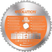 Ostrze do Piły Tarczowej Evolution Power Tools Rageblade255Multi 255mm