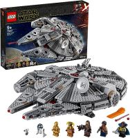 LEGO 75257 Star Wars Sokół Millennium Zestaw Klocków, 7 Figurek, 1353 Elementy