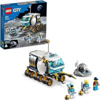 LEGO 60348 City Łazik księżycowy— zestaw konstrukcyjny; kosmiczna zabawka dla dzieci od 6 lat (275 elementów)