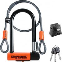 Kryptonite Evolution Mini-7 Rower U-Lock z podwójnym kablem KryptoFlex™