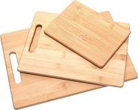 Bambusowe deski do krojenia, zestaw 3 sztuk, z trwałego drewna bambusowego, do warzyw, mięsa i sera